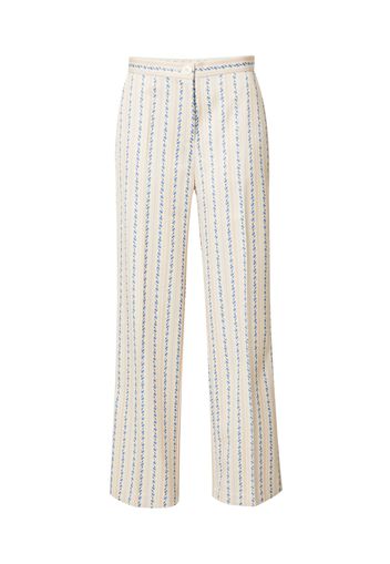 Stella Nova Pantaloni con piega frontale  beige / blu / rosso pastello