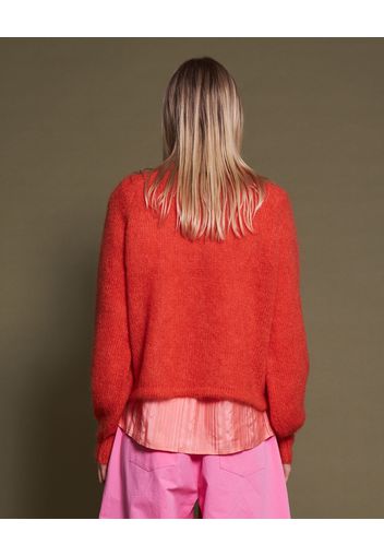 Stella Nova Pullover  rosso arancione