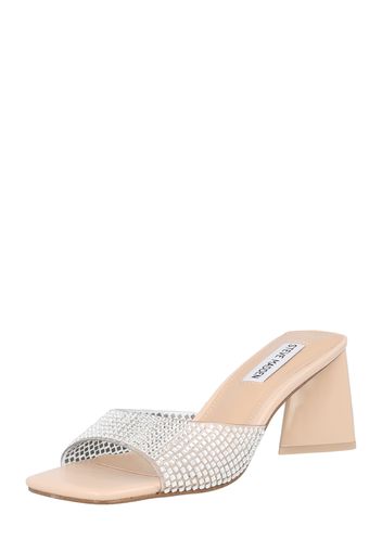 STEVE MADDEN Zoccoletto 'Marseille'  trasparente / argento / beige