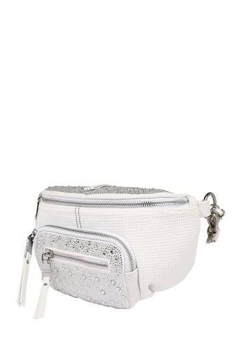 STEVE MADDEN Marsupio 'Maxima'  argento / bianco