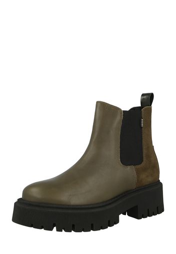 Steven New York Boots chelsea 'PALMS'  cachi / nero