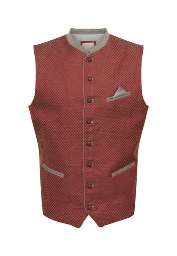 STOCKERPOINT Gilet per costume tradizionale 'Markus'  rosso / grigio