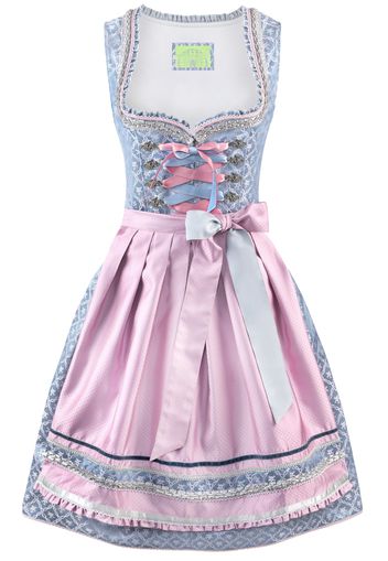 STOCKERPOINT Dirndl  blu / rosa / bianco