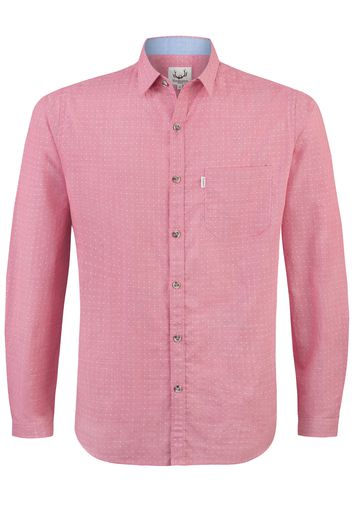 STOCKERPOINT Camicia per costume tradizionale 'Astor'  rosso / offwhite