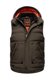 STONE HARBOUR Gilet 'Egoor'  mocca / arancione scuro