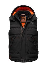 STONE HARBOUR Gilet 'Egoor'  nero / arancione / grigio