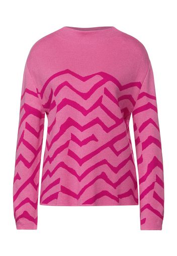 STREET ONE Pullover  rosa scuro / rosa sfumato