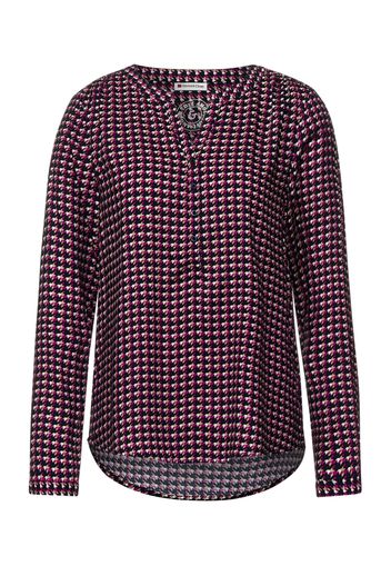 STREET ONE Camicia da donna  beige / magenta / nero / bianco