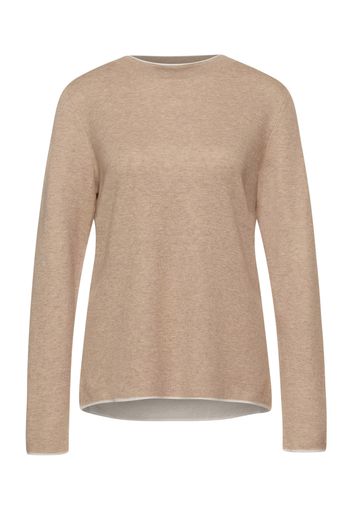 STREET ONE Pullover  beige sfumato / bianco