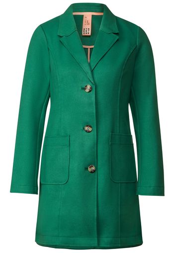 STREET ONE Cappotto di mezza stagione 'Cosy'  verde