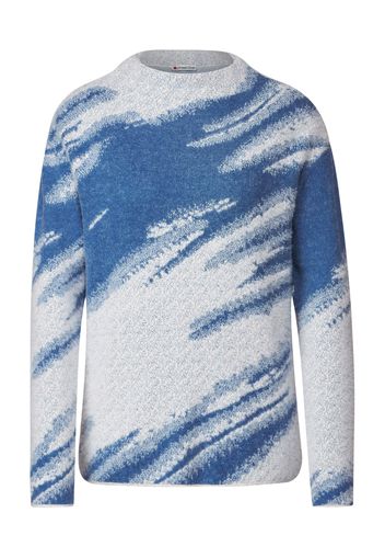 STREET ONE Pullover  blu / bianco