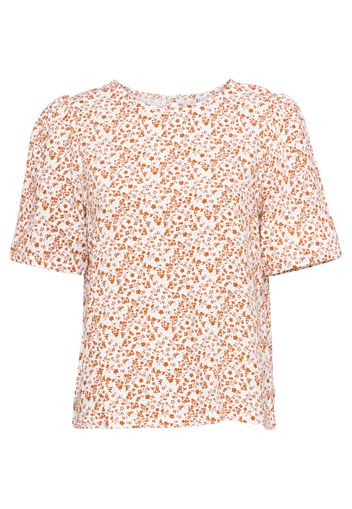 Sublevel Camicia da donna  offwhite / arancione