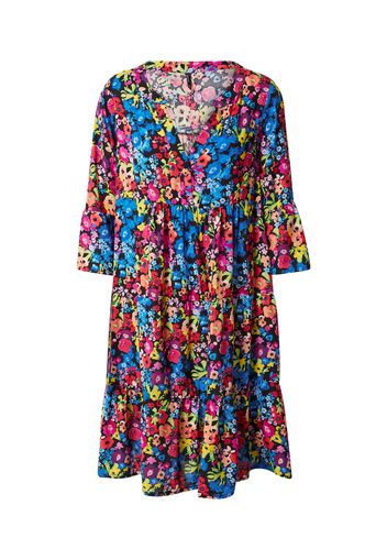 Sublevel Abito 'Kleid mit Volants,midi,3/4 Ärmel mit Volant,'  colori misti