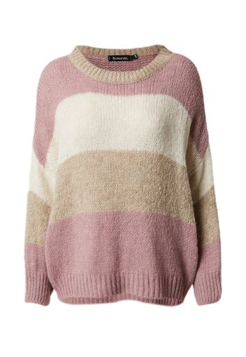 Sublevel Pullover  beige / beige scuro / rosé