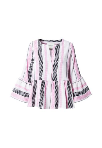 Summery Copenhagen Camicia da donna 'Eliza'  lilla / nero / bianco