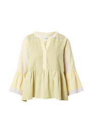 Summery Copenhagen Camicia da donna 'Kenya'  giallo / bianco / marrone