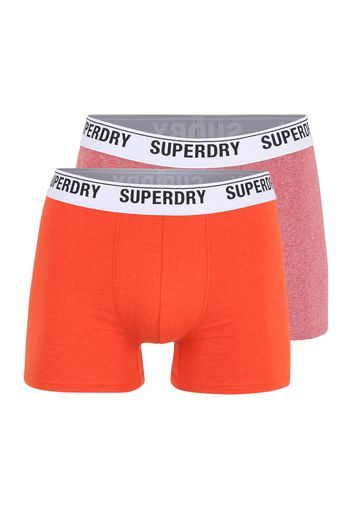 Superdry Boxer  arancione scuro / rosso sfumato / bianco / nero