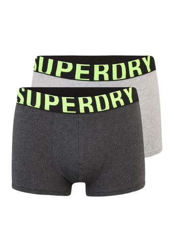 Superdry Boxer  grigio / grigio scuro / nero / giallo neon