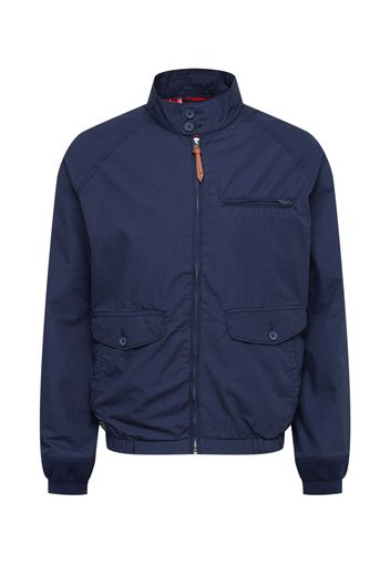 Superdry Giacca di mezza stagione 'Collegiate Harrington'  marino / cognac