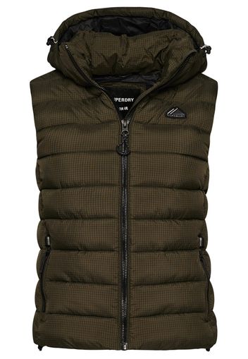 Superdry Gilet  marrone / nero / bianco