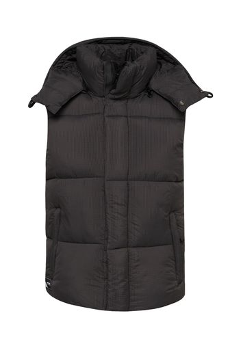 Superdry Gilet  grigio / nero