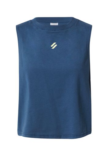 Superdry Top sportivo  blu cielo / bianco