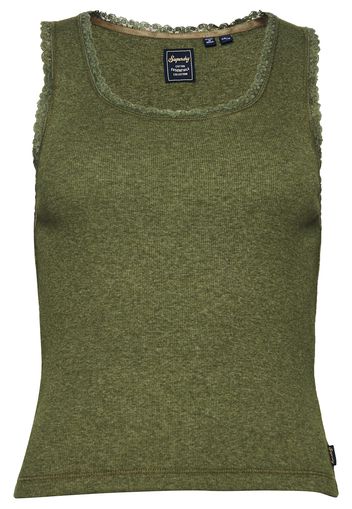 Superdry Top  verde sfumato