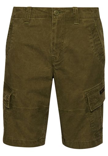 Superdry Pantaloni cargo  oliva / nero