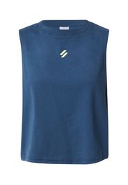 Superdry Top sportivo  blu cielo / bianco