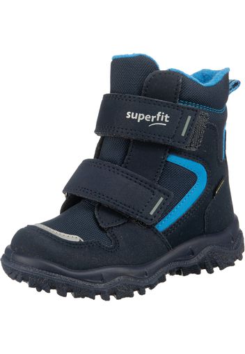 SUPERFIT Boots da neve 'Husky'  blu cobalto / blu cielo / grigio