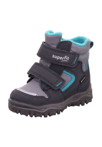 SUPERFIT Stivale 'HUSKY'  grafite / grigio chiaro / turchese