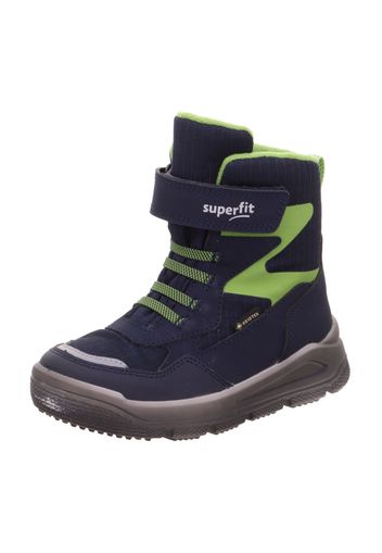 SUPERFIT Boots da neve 'Mars'  blu notte / lime / bianco