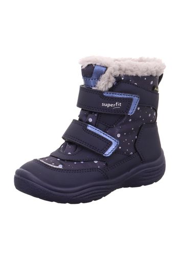 SUPERFIT Stivale 'Crystal'  navy / blu reale / argento