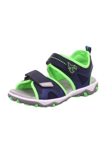 SUPERFIT Calzatura aperta 'Mike 3.0'  navy / blu scuro / lime