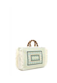 Suri Frey Shopper  beige / blu chiaro / giallo / nero