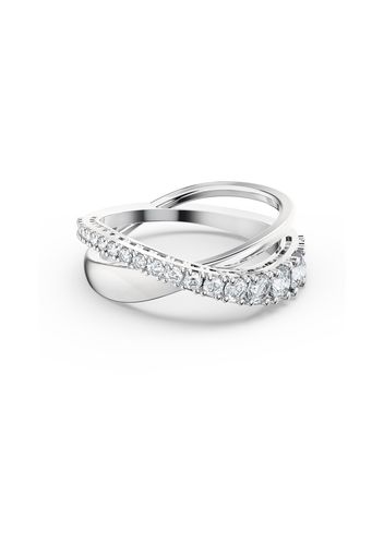 Swarovski Anello 'Twist Rows'  argento