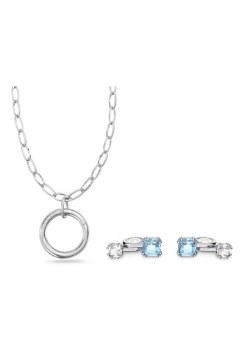 Swarovski Set di gioielli  blu chiaro / argento / trasparente