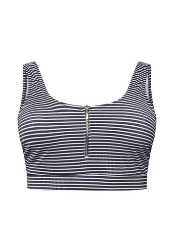 Swim by Zizzi Top per bikini 'SNAMITA'  navy / bianco