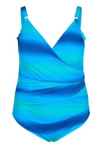 Swim by Zizzi Costume intero 'Debora'  blu ciano / indaco