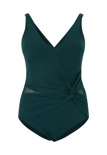 Swim by Zizzi Costume intero 'CASDALIO'  verde scuro