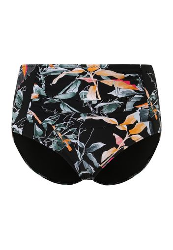 Swim by Zizzi Pantaloncini per bikini 'Stella'  nero / colori misti