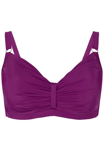 Swim by Zizzi Top per bikini 'Dublin'  lilla scuro