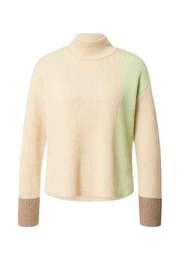 TAIFUN Pullover  sabbia / menta / marrone