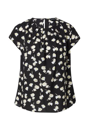 TAIFUN Camicia da donna  nero / bianco / giallo