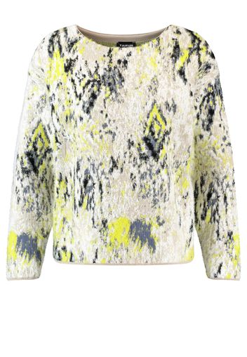 TAIFUN Pullover  blu fumo / limone / nero / bianco