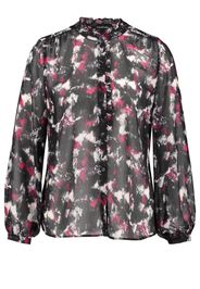 TAIFUN Camicia da donna  rosa / nero / bianco