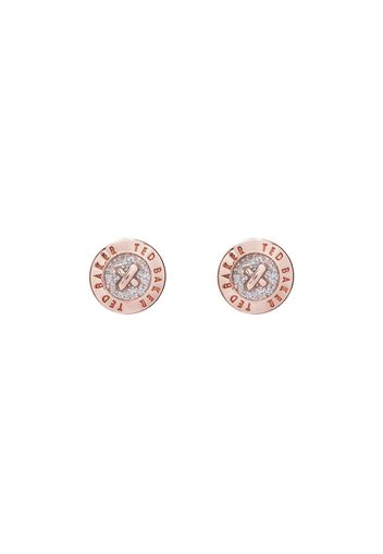 Ted Baker Orecchini 'EISLEY: ENAMEL MINI BUTTON EARRING'  oro rosé