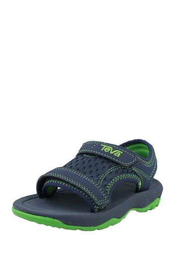 TEVA Calzatura aperta 'Psyclone'  navy / verde chiaro