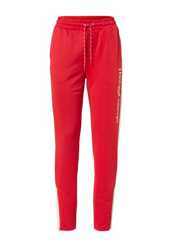 The Jogg Concept Pantaloni 'SIMA'  rosso / bianco