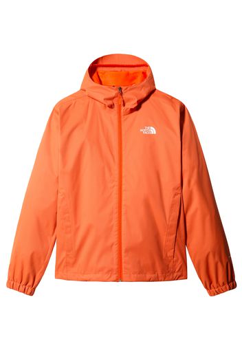 THE NORTH FACE Giacca per outdoor 'Quest'  arancione scuro / bianco